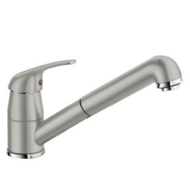 BLANCO DARAS-S Silgranit kihúzható zuhanyfejes,álló mosogató csaptelep gyöngyszürke HD (520736)