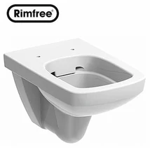 Geberit Selnova Square szögletes fali WC, Rimfree (perem nélküli) 501.458.00.7