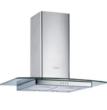 SILVERLINE MIDNIGHT 3110 fali kürtős páraelszívó, edzett sík üvegernyővel (90 cm, inox)