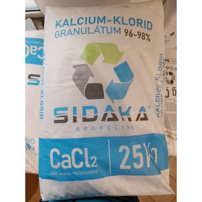 Kalcium-klorid jégmentesítő granulátum, 96-98%-os 25kg-os