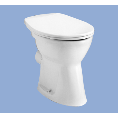 Alföldi Bázis laposöblítésű WC hátsó kifolyással, CleanFlush technológia (7093 R0 01)