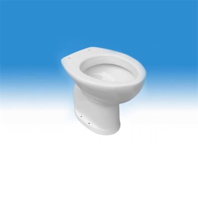 Idral Porcelán WC-kagyló mozgáskorlátozott felhasználók részére, magasított, padlón álló, alsó kifolyással, kivágás nélkül TH422I