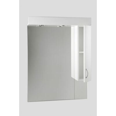 Hartyán Bútor STANDARD 75SZ fürdőszobai tükör polcos kis szekrénnyel - két darab szpottal SC75SZ