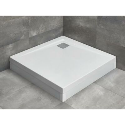 Radaway Argos C négyzet alapú zuhanytálcák (lábbal és R399 króm szifonnal)